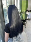 ブルーブラック グレージュ 髪質改善トリートメント