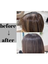 アッシュ 大宮店(Ash)&nbsp;極細白髪ぼかしオリジナルハイライト