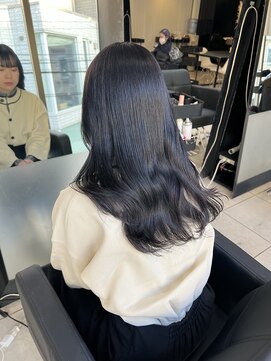 アクアオモテサンドウ(ACQUA omotesando) ☆透明感カラーラベンダーグレージュブリーチなし暗髪ラベンダー