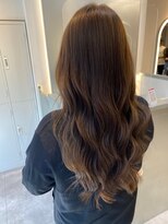 ジーナエス 札幌(Zina S)&nbsp;髪質改善＊くびれハニーブラウン＊美髪【Zina S 札幌】