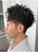 ツイストスパイラル/波巻き/マッシュパーマ/ウルフ