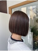 王道ボブ×マロンブラウン
