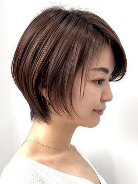 プルーヴ 秋葉原(prove) 30代40代大人女性/前髪ありショートボブ/ショートヘア/髪質改善