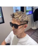 波巻きスパイラルパーマメンズマッシュパーマツイストパーマ