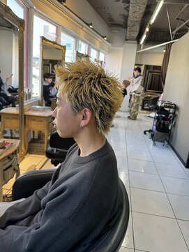 アイズ 海老名(AIZU) スパイキーショート　ザクザクショート　海老名メンズショート