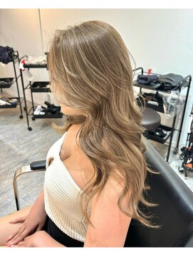 ブレンド 渋谷(BLend) ハイライトブルージュマチルダボブインナーグレージュ