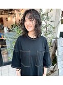 ロングパーマ