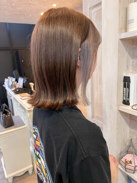 キャアリー(Caary) 福山美容室Caary インナーカラーグレーベージュ透明感20代30代