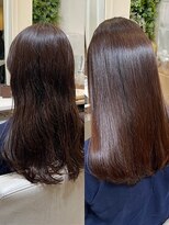 クレールイーエムエー(CLAIRE e.m.a)&nbsp;縮毛矯正ビフォーアフター/髪質改善ストレート