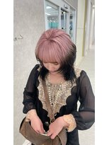 ナナシ 徳山店(774)&nbsp;ルーツカラー×pail pink