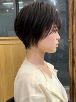 ビューブルー 亀戸錦糸町(VIEW BLUE)&nbsp;美髪シアーカラーピンクブラウンショートカット切りっぱなしボブ