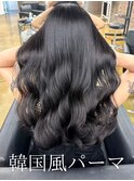 コテ巻き風パーマ /韓国風パーマ/デジタルパーマ/レイヤーカット