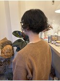 ショートパーマ/ショートヘア/ショートボブ/癖毛風