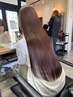 髪質改善プレミアム縮毛矯正【カラー・ダメージ毛に】　17000