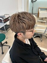 ヘアーアンドエステ ハラダ 滝ノ水店(Hair&Esthe Harada)&nbsp;メンズ/ブリーチカラー/マロンアッシュ/メンズショート