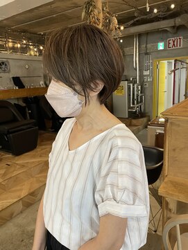 ヘアーサロン ソルト(hair salon SALT) スッキリショート　ベージュカラー