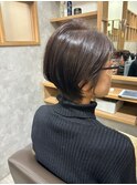 ミニウルフ大人の上品ショートボブ