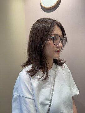 リールヘアー 大野城店(rire hair) 白髪ぼかしハイライト/ベージュカラー