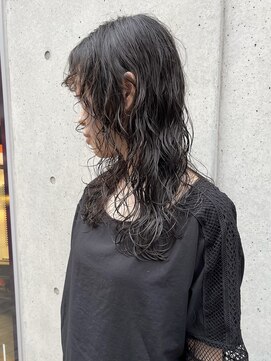 コフィー バイ メルト 吉祥寺(cofy by melt) 【三ツ井純】地毛風カラー ニュアンスパーマ ほつれカール 20代