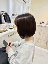 ビューバイネオリーブ 用賀店(Beau'r by neolive) くびれヘア縮毛矯正アプリコットオレンジ夏ハイライト《用賀》