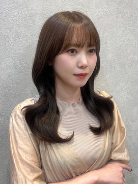 ロンド フィーユ(Lond fille) くびれヘア/アプリコットオレンジ/髪質改善/縮毛矯正/前髪/銀座