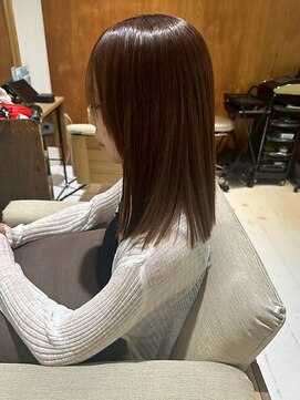 ヘアリゾート粋 リマ 銀座店(lima) 艶髪/ミディアム/ブラウンアッシュ/髪質改善
