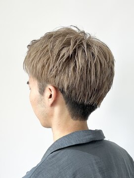 アヤラ オーガニックアンドスパ 東船橋店(AYALA) 【江添茉友】ミルクティーベージュ/ブリーチあり/メンズカット