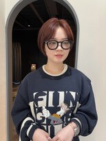 エハプラスマウナ(Eha+MAUNA)&nbsp;ショートボブ／オレンジカラー