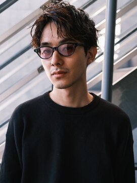 ガレージ バイ グリーン 原宿 表参道(Garage by green) 【SHUN】大人のセンターパート