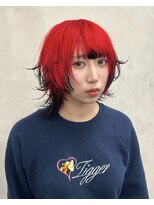 スノットバイガルテ(SNOT by GARTE)&nbsp;デザインカラー/セクションカラー/ウルフカット/姫カット