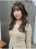 ハイレイヤー　レイヤーカット　アッシュブラウン☆
