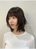 ザクっとレイヤーボブスタイル