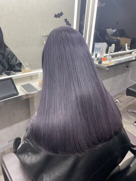 ファンド 千葉(fand) ブルーパープル/ブリーチカラー