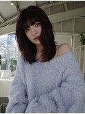△ウルフカットレイヤーカットハッシュカットミディアムレイヤー