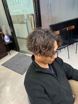 アイズ 本厚木(AIZU) メンズマッシュ ニュアンスパーマ
