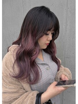 ピース バイ シータ(PEACE by CITA) 春の透明感×ピンクパープルグラデーションカラー20代30代40代