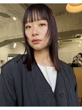 セッション(SESSION) バーガンディカラー/顔まわりレイヤー