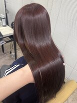 ヴィヒタ 川越 本川越(VIHTA.)&nbsp;ブリーチなしダブルカラーボルドーワインレッドカラー川越本川越