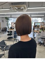 ソーソー(SoSo)&nbsp;ぱつっとナチュラルボブミルクブラウン