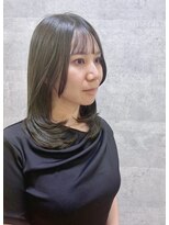 コワフュールトーリ フジグラン店(COIFFURE TORI)&nbsp;くびれミディアム×オリーブグレージュ