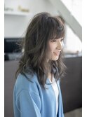 "VOGUE"外国人風カラーのミディアムレイヤー