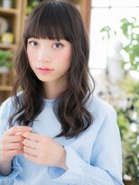 カバーヘア ブリス 川口(COVER HAIR bliss)&nbsp;*bliss川口*黒髪揺らめく…くせ毛風やわらかロングa