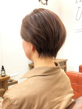 ショートオンリーサロントス(short only salon TOSS) ふっくらショート♪大人可愛いベージュフォーマルスタイル