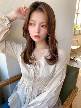 アフロート ディル(AFLOAT D'L) みきな韓国アイドル風前髪20代人気髪型大人ヘアヨシンモリ小顔