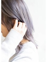 ヘアーラウンジ ハピル(Hair lounge Hapir) カシスカラー×ダークグレージュカラー×レイヤーミディ