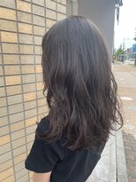 コージー(Kozy) グレージュ ブラウン ローレイヤーロング