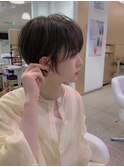 大人可愛いマッシュショート
