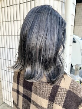 イズ(iss) 【ケアダブルカラー】濃いめグレー