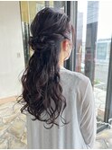 お呼ばれヘアアレンジ