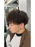 刈り上げ マッシュ × ニュアンス ツイストスパイラル